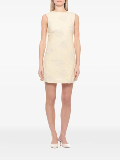 ROTATE BIRGER CHRISTENSEN floral-print dress - Yellow