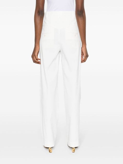 ISABEL MARANT Staya straight-leg trousers - White