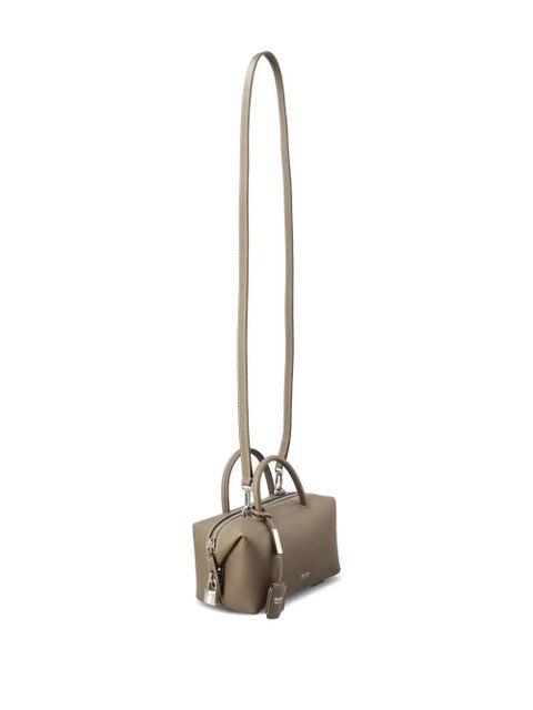 Max Mara Holdalls top handle padlock-detail tote bag - Brown