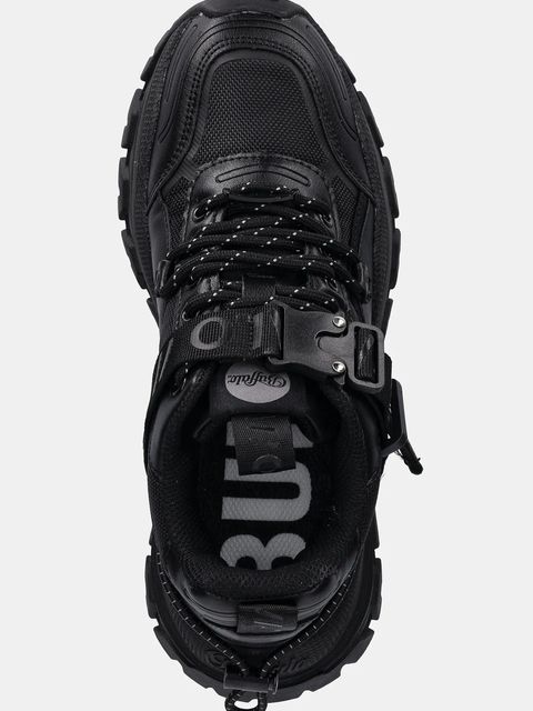 Buffalo sneakersy Lola Lace Up Com Lo damskie kolor czarny 1636503-BLK