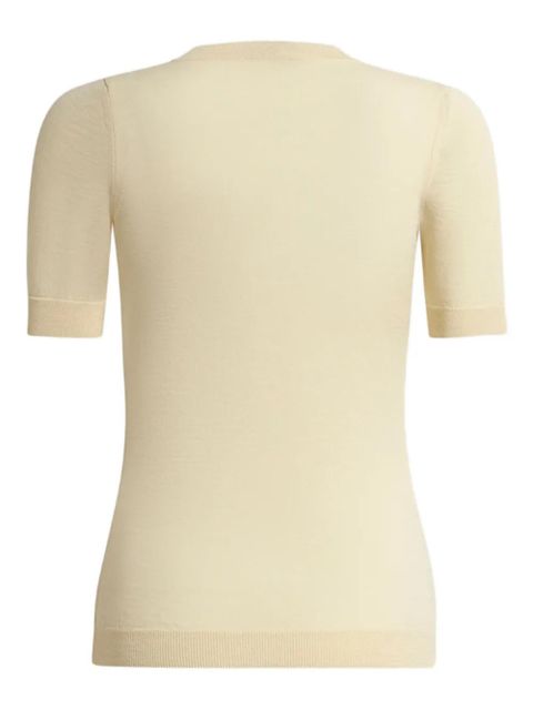 ETRO jacquard crew-neck T-shirt - Neutrals - zdjęcie produktu nr 2