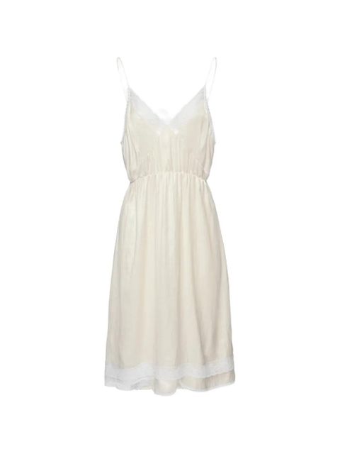 Magda Butrym lace-trim slip dress - Neutrals - zdjęcie produktu nr 1
