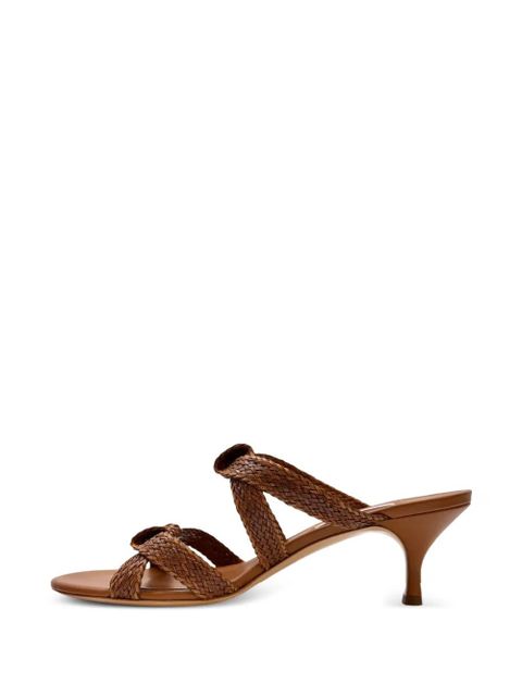 Casadei Julia Mariposa braided knot sandals - Brown - zdjęcie produktu nr 2