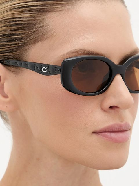 Coach okulary przeciwsłoneczne damskie kolor zielony 0HC8433U