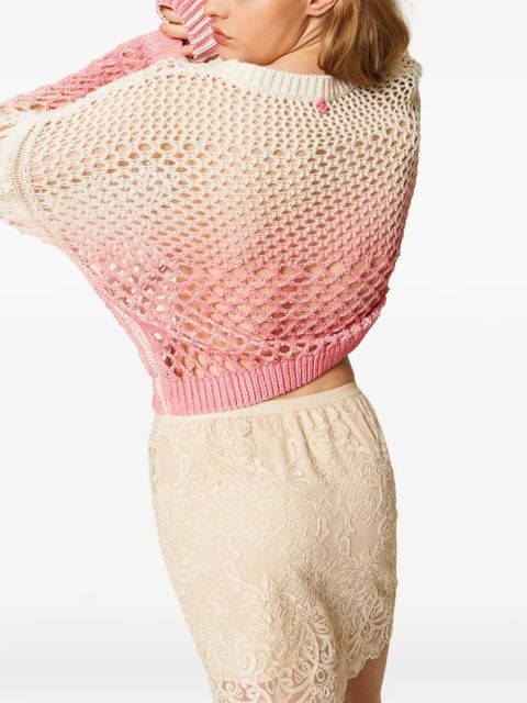 TWINSET lace skirt - Neutrals