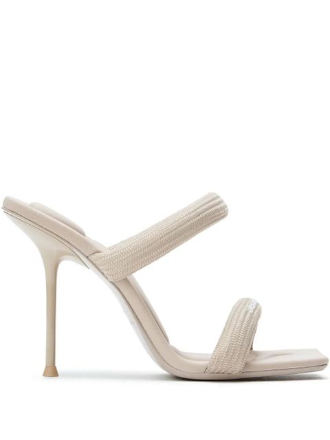 Alexander Wang Julie double-strap stiletto sandals - Neutrals - zdjęcie produktu nr 1