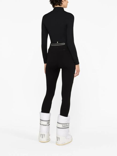 Moncler Grenoble zip-pocket jersey leggings - Black