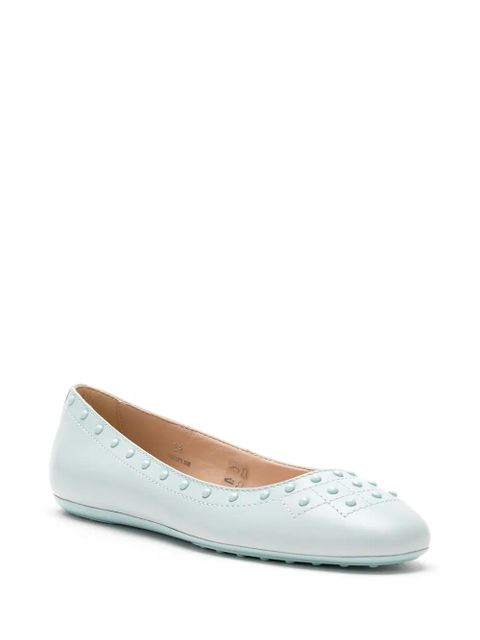 Tod's studded ballerina shoes - Blue - zdjęcie produktu nr 2