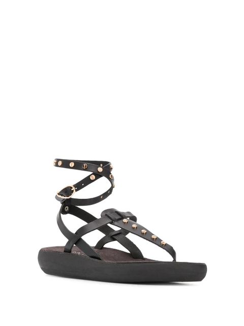 Ancient Greek Sandals Estianails studded sandals - Black