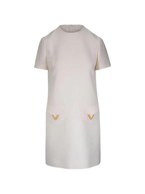 Valentino Garavani crepe mini dress - Neutrals - zdjęcie produktu nr 1