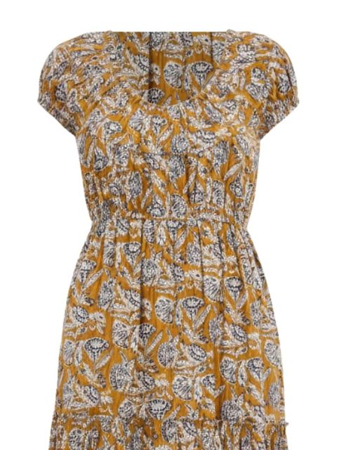 Ulla Johnson Alexi Midi floral-print tiered dress - Yellow - zdjęcie produktu nr 2