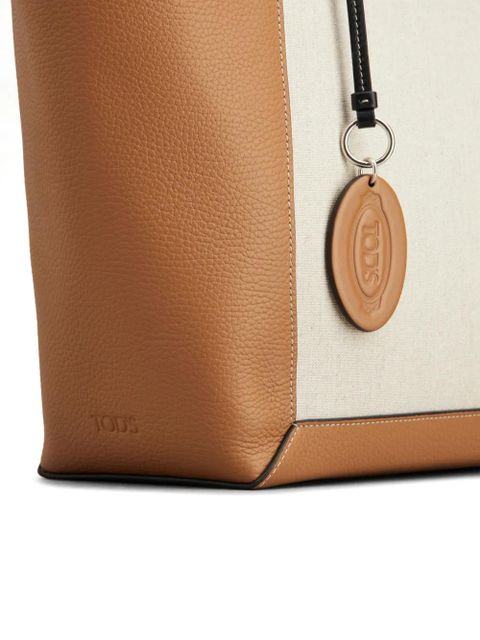 Tod's panelled leather tote bag - Brown - zdjęcie produktu nr 2