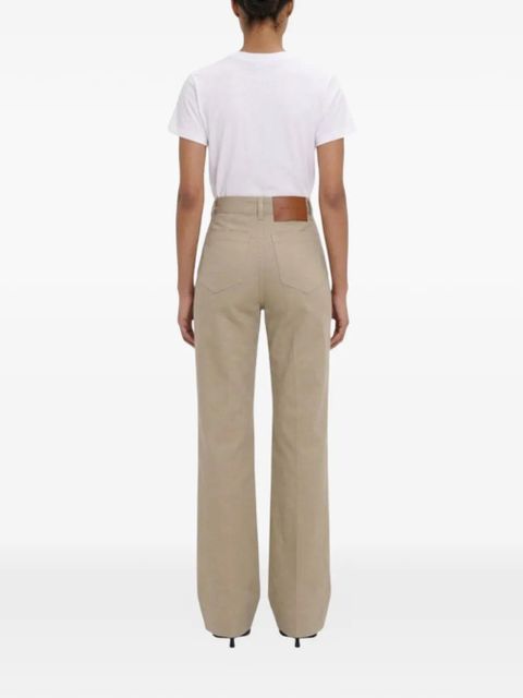 Victoria Beckham Alina patch-pockets jeans - Neutrals