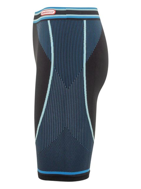 Casablanca seamless striped shorts - Black - zdjęcie produktu nr 2