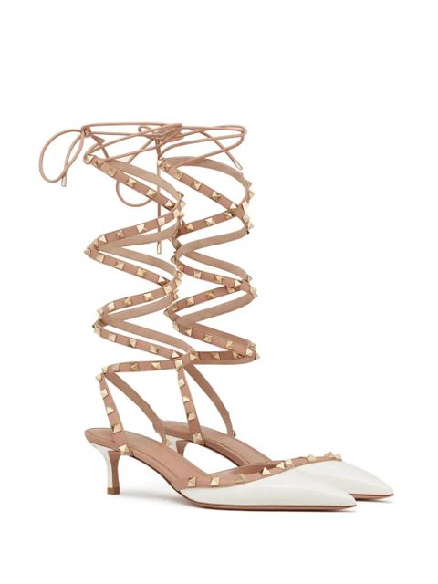 Valentino Garavani 50mm Rockstud pumps - White