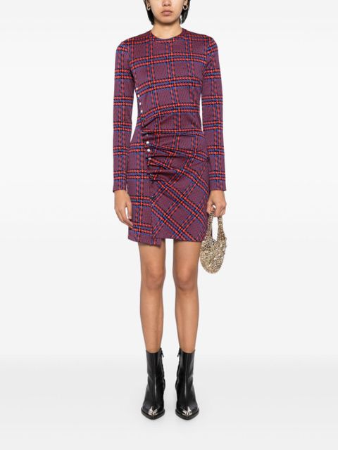 Rabanne robe short dress - Red