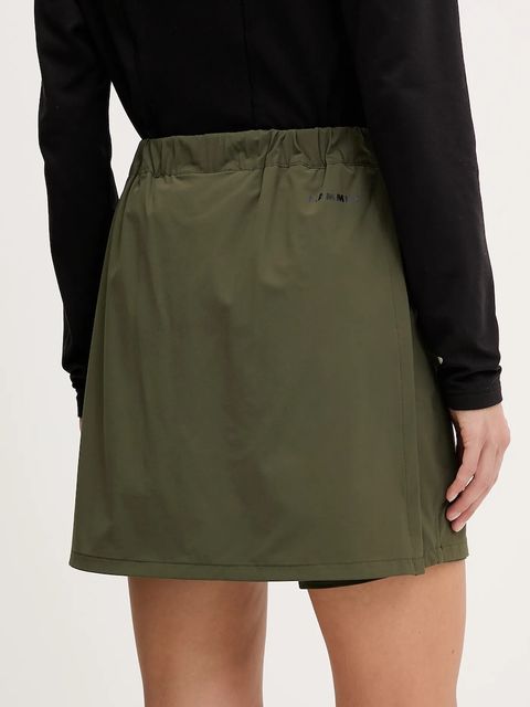Mammut spódnica sportowa Trekkers kolor zielony mini rozkloszowana 1023-01100