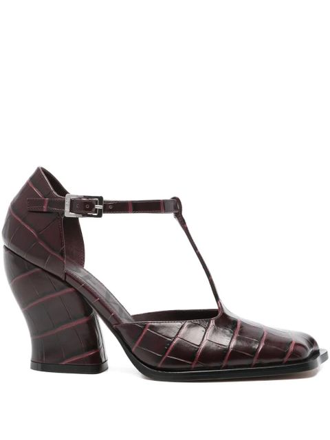 LOEWE 90mm T-strap pumps - Red - zdjęcie produktu nr 1