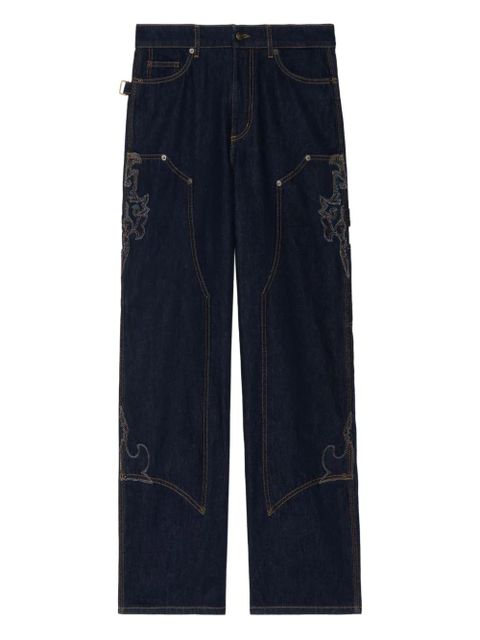 Zadig&Voltaire embroidered-details wide-leg jeans - Blue - zdjęcie produktu nr 1