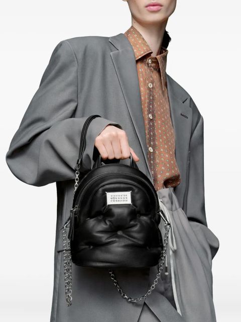 Maison Margiela Glam Slam quilted backpack - Black