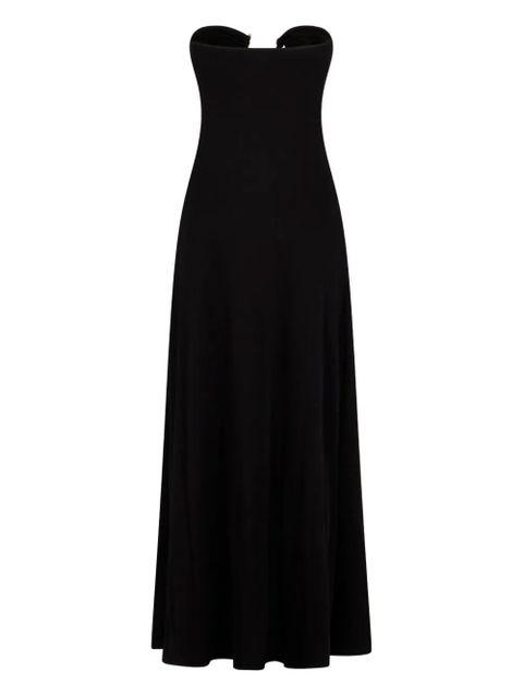 Christopher Esber stone-embellished strapless dress - Black - zdjęcie produktu nr 2
