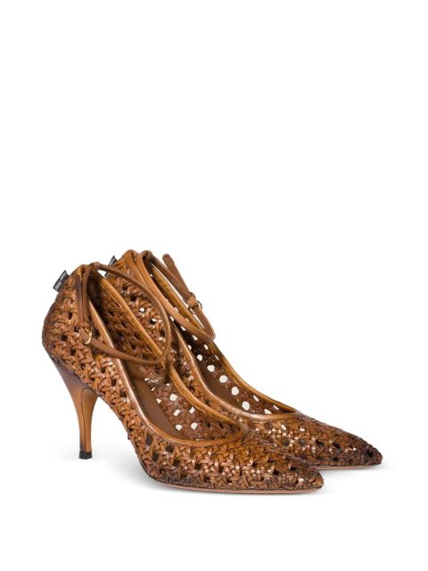 Miu Miu pointed-toe pumps - Brown - zdjęcie produktu nr 2