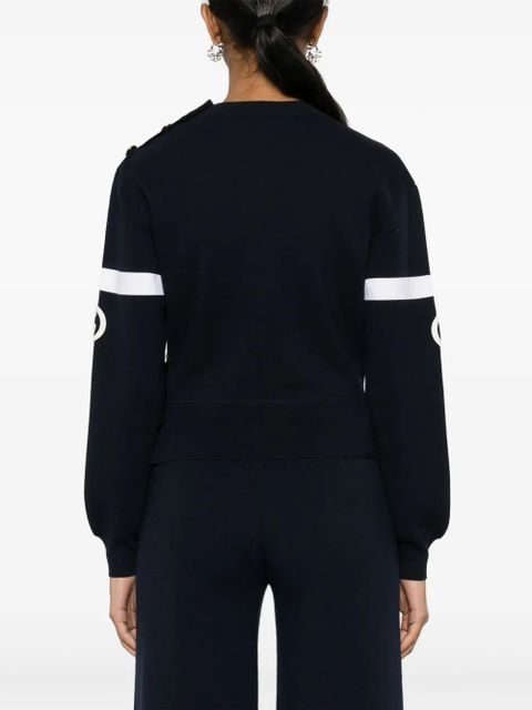 Gucci Interlocking G waffle-knit jumper - Blue