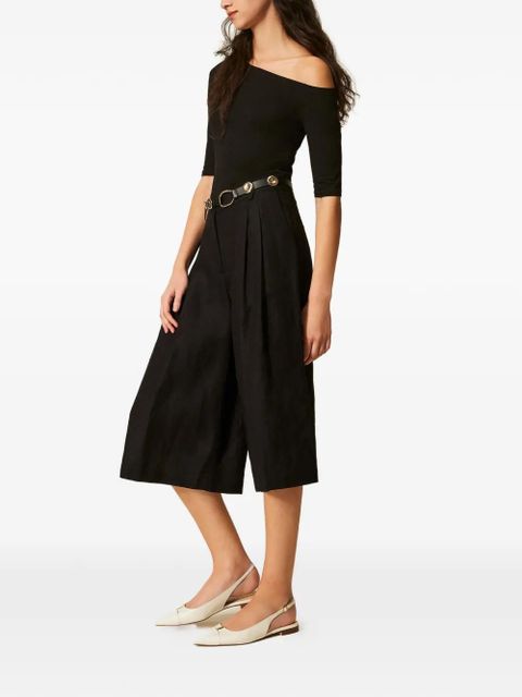 TWINSET pleated Bermuda shorts - Black - zdjęcie produktu nr 2