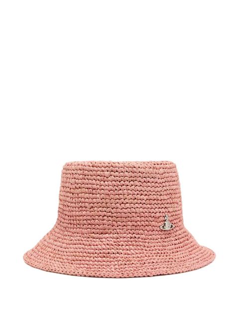 Vivienne Westwood woven bucket-hat - Pink - zdjęcie produktu nr 1
