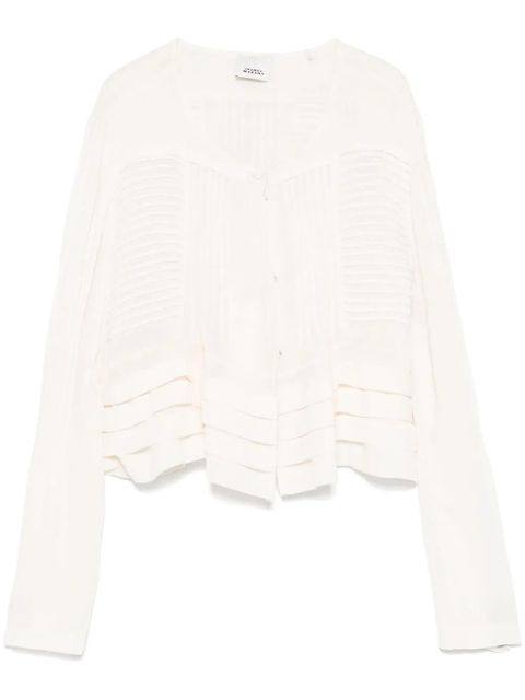ISABEL MARANT Carolia blouse - Neutrals - zdjęcie produktu nr 1