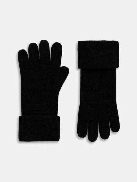 Coach rękawiczki z dodatkiem wełny damskie kolor czarny 29CCM98 - zdjęcie produktu nr 1