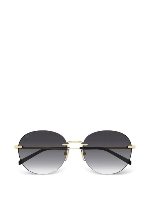 Gucci Eyewear round-frame sunglasses - Gold - zdjęcie produktu nr 1