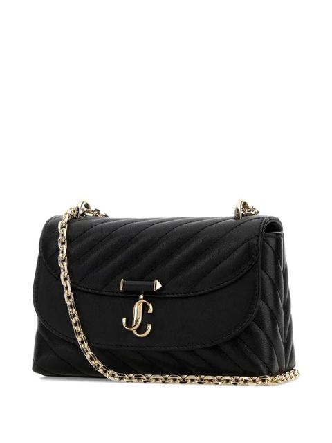 Jimmy Choo small Curve quilted crossbody bag - Black