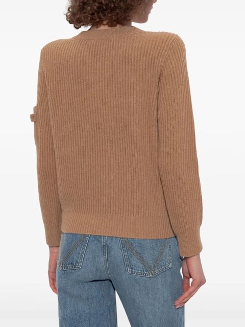 Victoria Beckham ribbed sweater - Neutrals