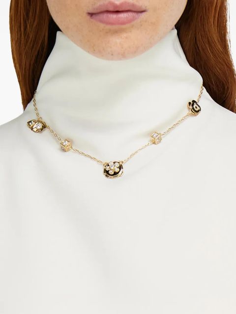 Ferragamo crystal charm necklace - Gold - zdjęcie produktu nr 2