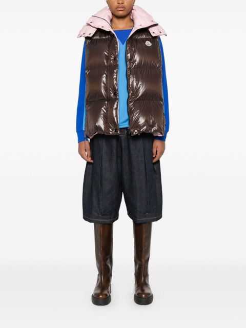Moncler Luzule vest - Brown