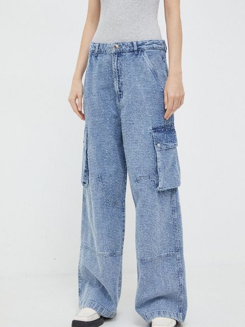 2NDDAY jeansy 2ND Edition Franz TT - Struct damskie kolor niebieski 2241762953