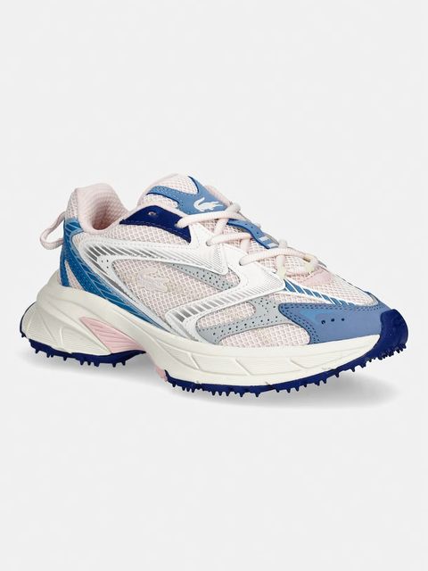Lacoste L003 Neo Shot Sneakers Bleu Blanc Pink Story sneakersy damskie - zdjęcie produktu nr 2