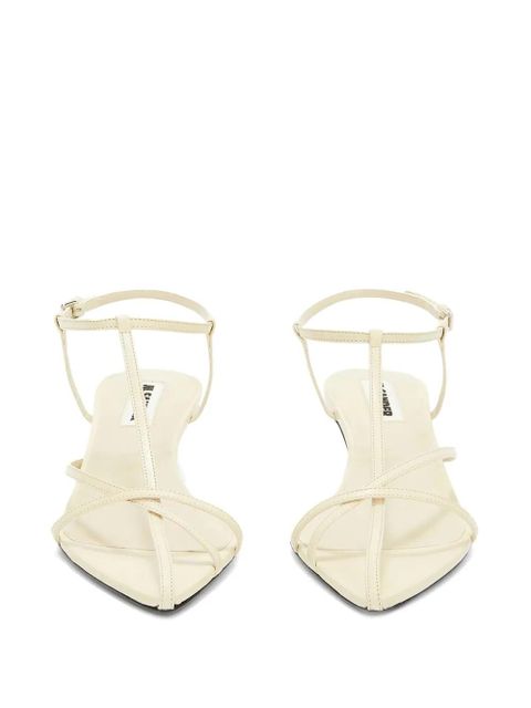 Jil Sander strappy leather sandals - White
