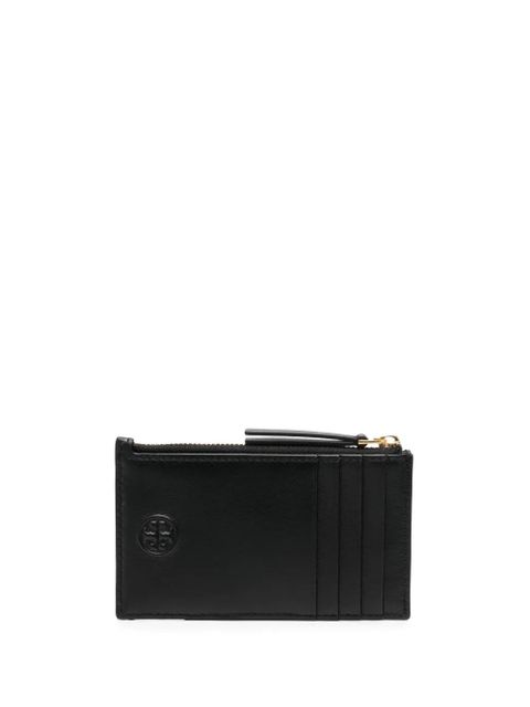 Tory Burch Fleming zipped card holder - Black