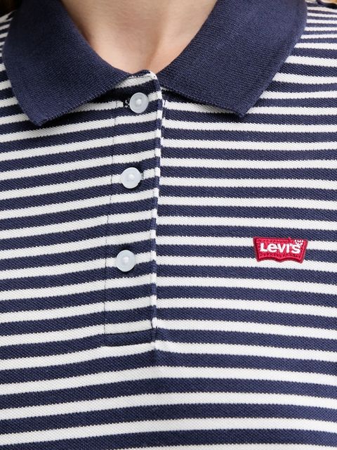 Levi's polo damski kolor granatowy 52599