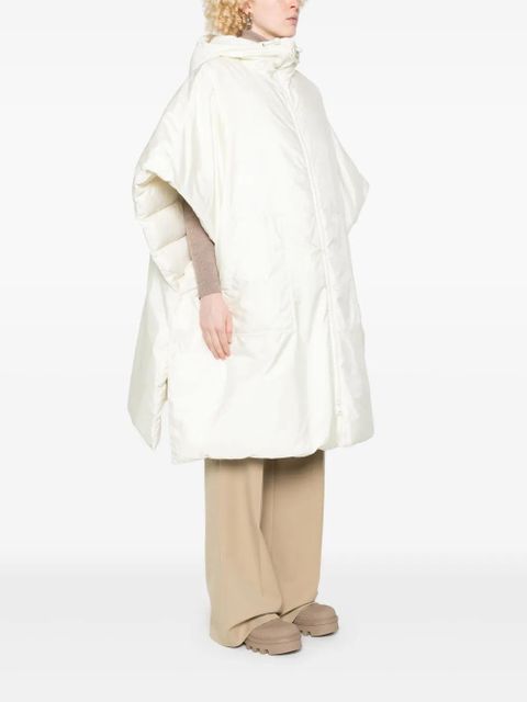 Moncler Mantella poncho - White