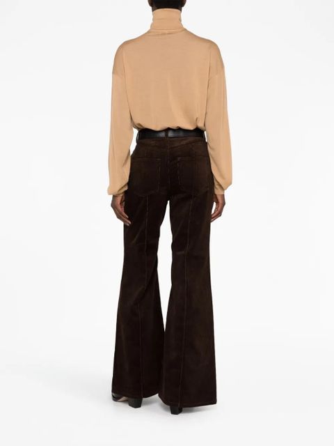 Saint Laurent roll-neck wool jumper - Neutrals