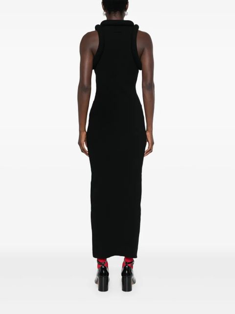 Jean Paul Gaultier 3D-knit maxi dress - Black