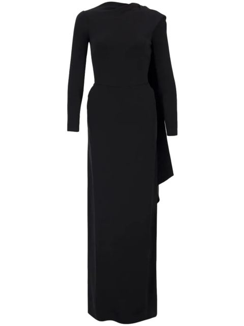 Balenciaga cape-design gown - Black - zdjęcie produktu nr 1