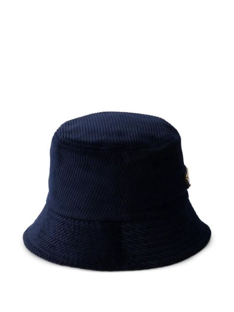 Prada corduroy bucket hat - Blue - zdjęcie produktu nr 1