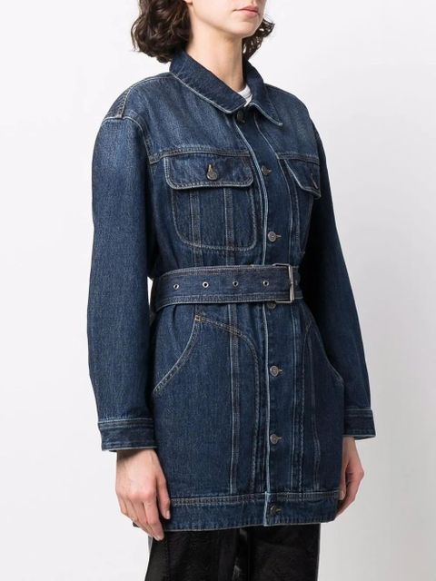 Diesel De-Flaminia belted denim jacket - Blue - zdjęcie produktu nr 2