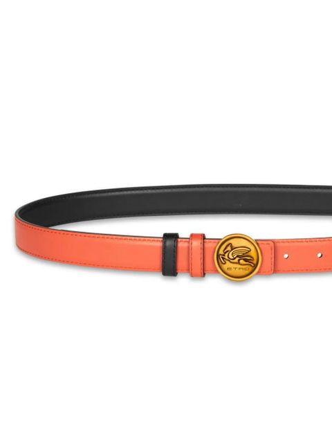 ETRO Pegaso-plaque reversible belt - Orange - zdjęcie produktu nr 2