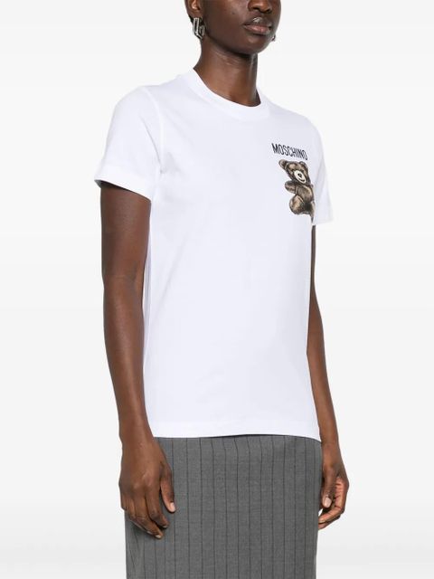 Moschino Leo Teddy-print T-shirt - White