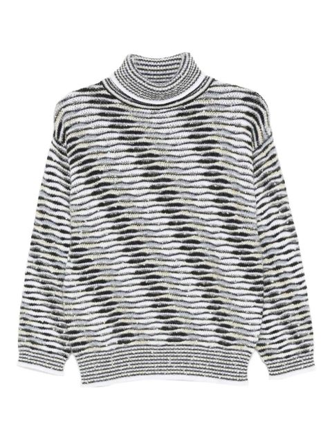 Missoni patterned-jacquard jumper - Grey - zdjęcie produktu nr 1